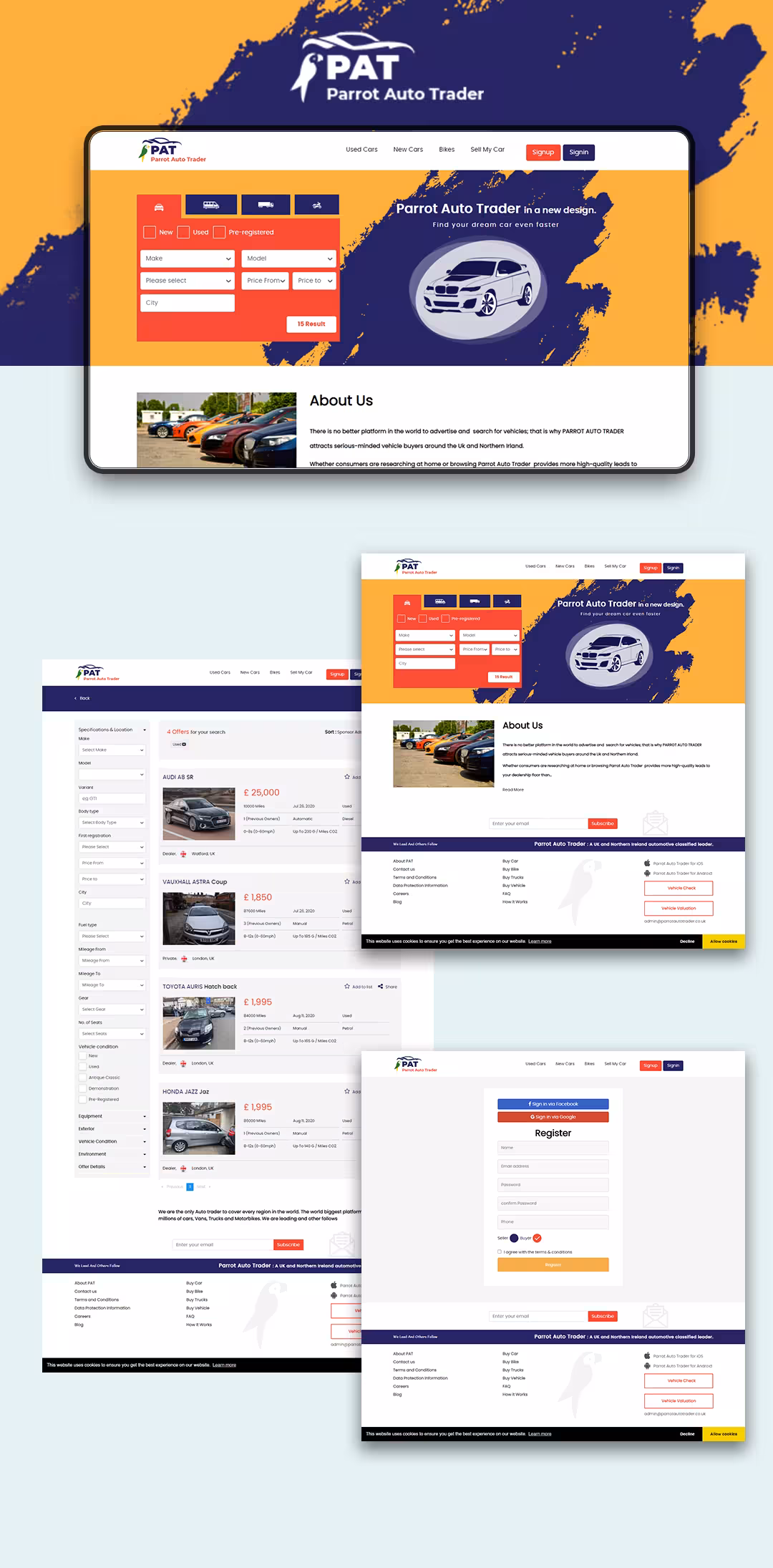 E-commerce Platform Inner Page